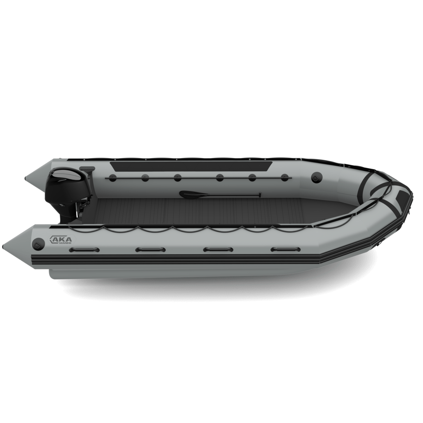 AKA Marine F59H-C 5,85m-neopreen-hypalon-grijs -heavy-duty-werkboot