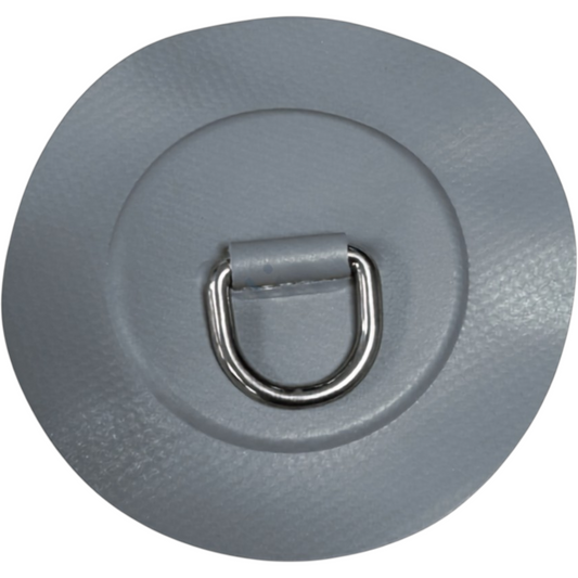 Z2710 - anilla en D 25 mm redonda, material PVC gris medio