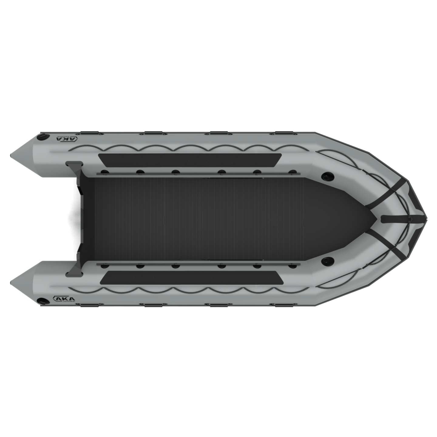 AKA Marine F59H-C 5,85m-neopreen-hypalon-grijs -heavy-duty-werkboot