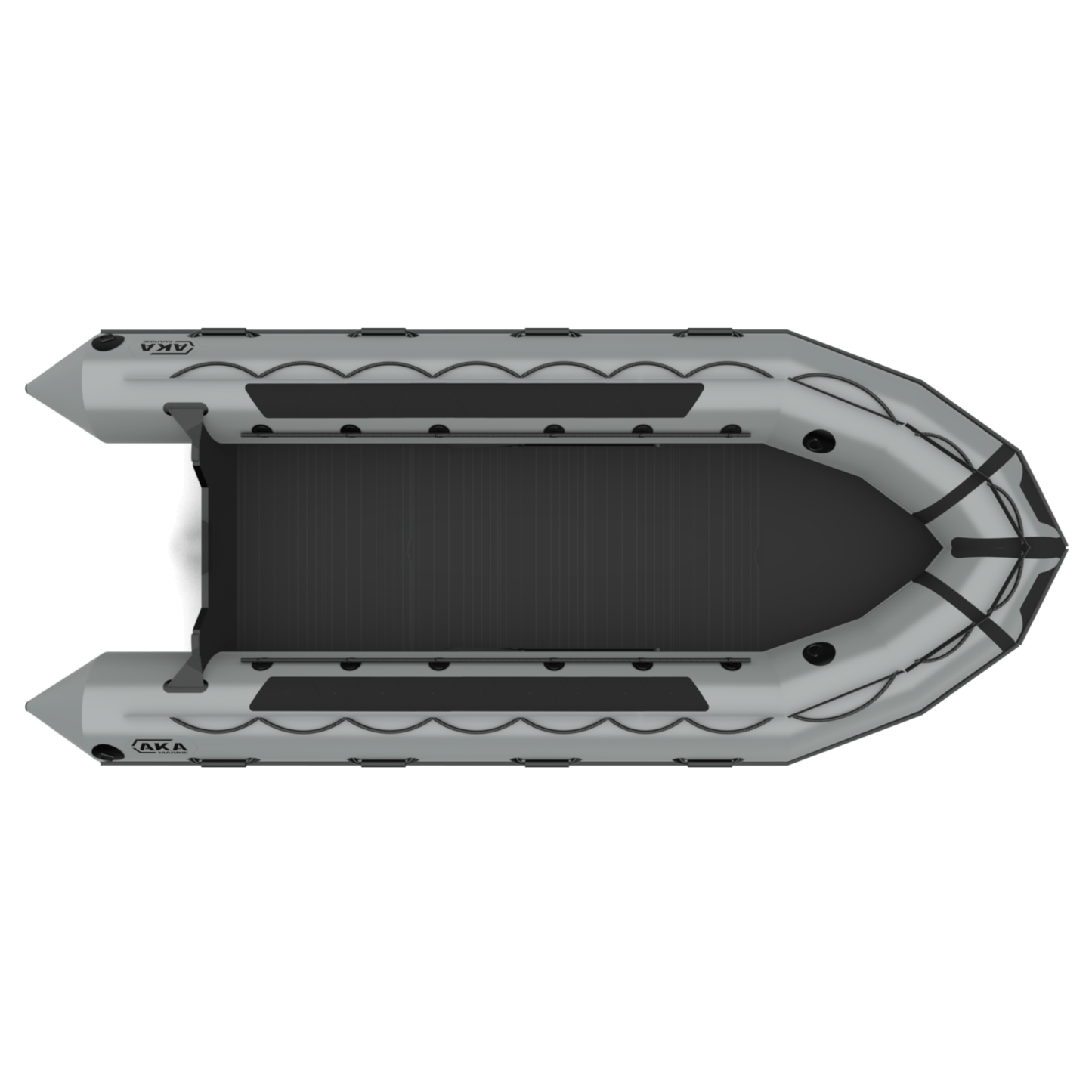 AKA Marine F59H-C 5,85m-neopreen-hypalon-grijs -heavy-duty-werkboot