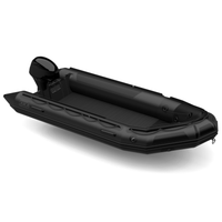 AKA Marine F43H-C 4,30 m Neopreen Hypalon zwart heavy-duty werkboot