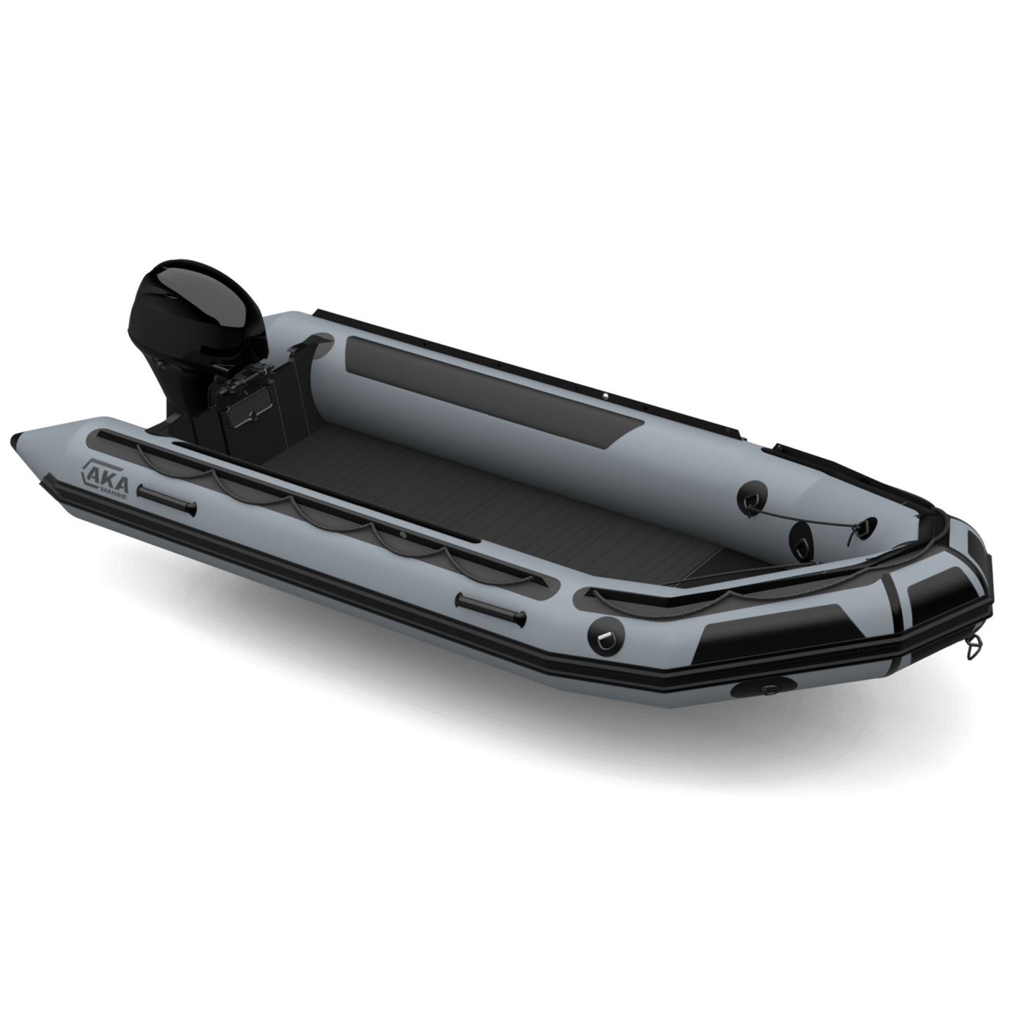 AKA Marine F43H-C 4,30 m Neopreen Hypalon grijs heavy-duty werkboot