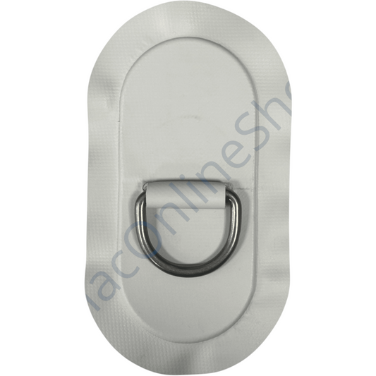 D-ring Ovaal lichtgrijs PVC 53mm Z60351