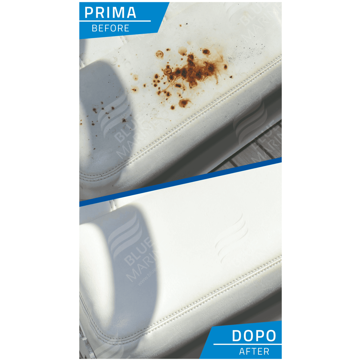 Blue Marine dech 10 before after