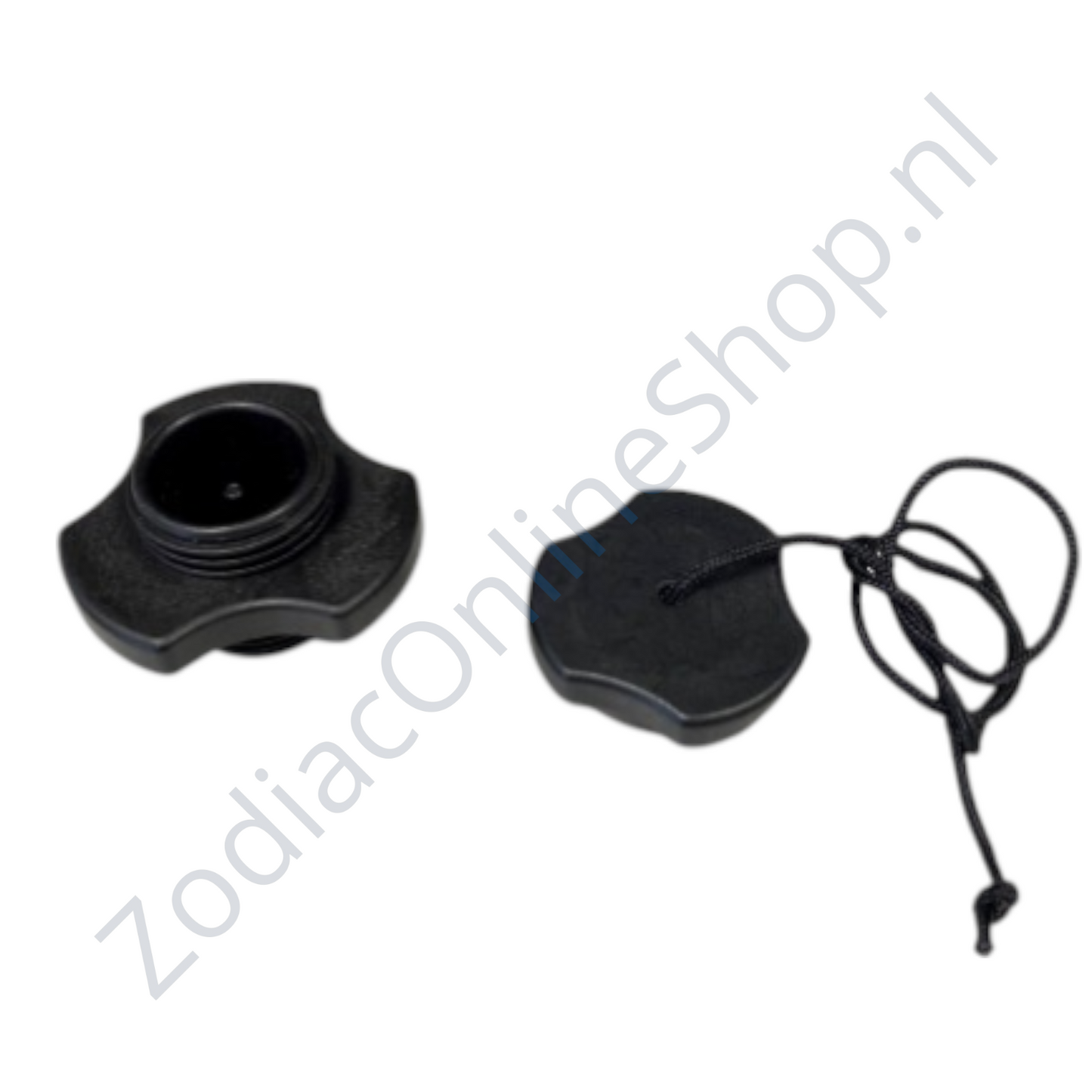 Z61928 Zodiac opzetventiel zwart met afsluitdop