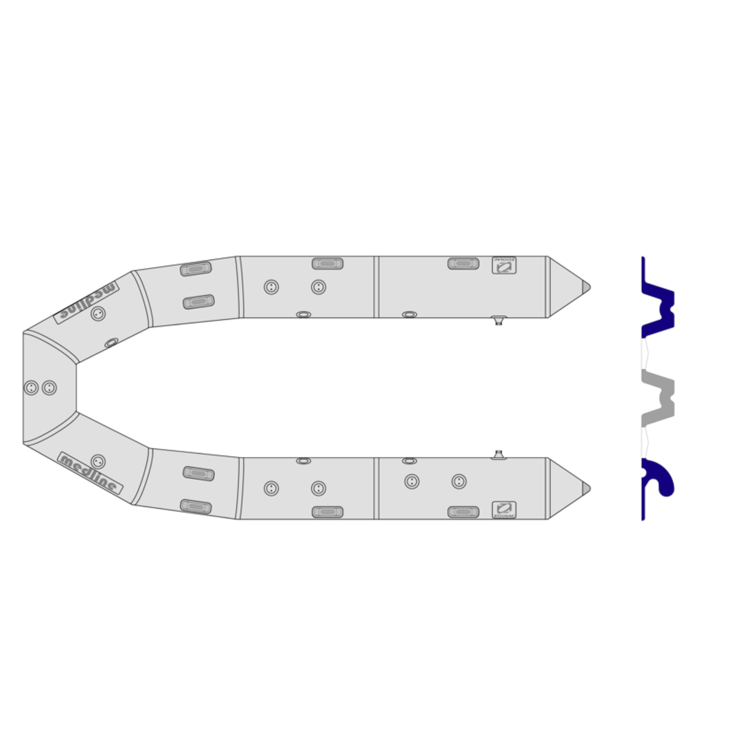 z1945-zodiac-tube-medline-1-lichtgrijs-pvc