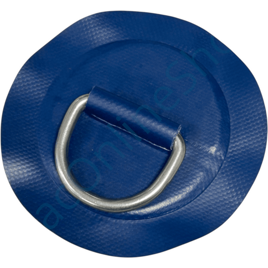 Z2314 - anilla en D 53 mm redonda, material PVC azul