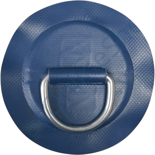 Z2314 - D-ring 53mm Blauw PVC ronde patch