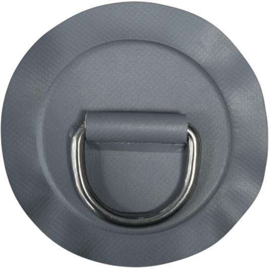 Z2302 - anilla en D 53 mm redonda, material PVC gris medio