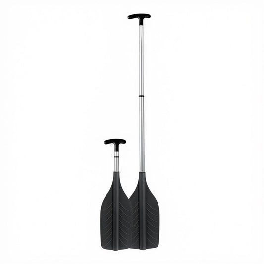 Zodiac Online Shop Z2969 telescopische aluminium peddel van 120 cm met zwart kunststof blad voor rubberboten en RIBs