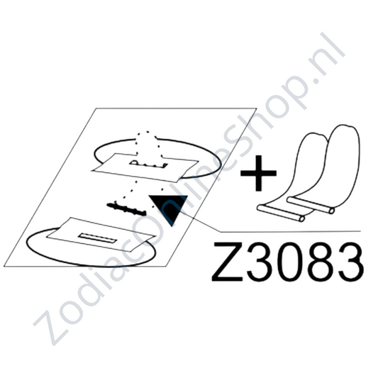 Z3083 - fijación del banco para modelos Cadet antiguos